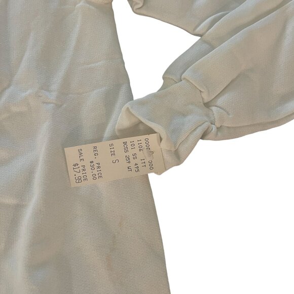 Vintage 1985 Jim Benton Born To Party Women's Sweatshirt Made In USA, Size S NWT - Picture 6 of 8